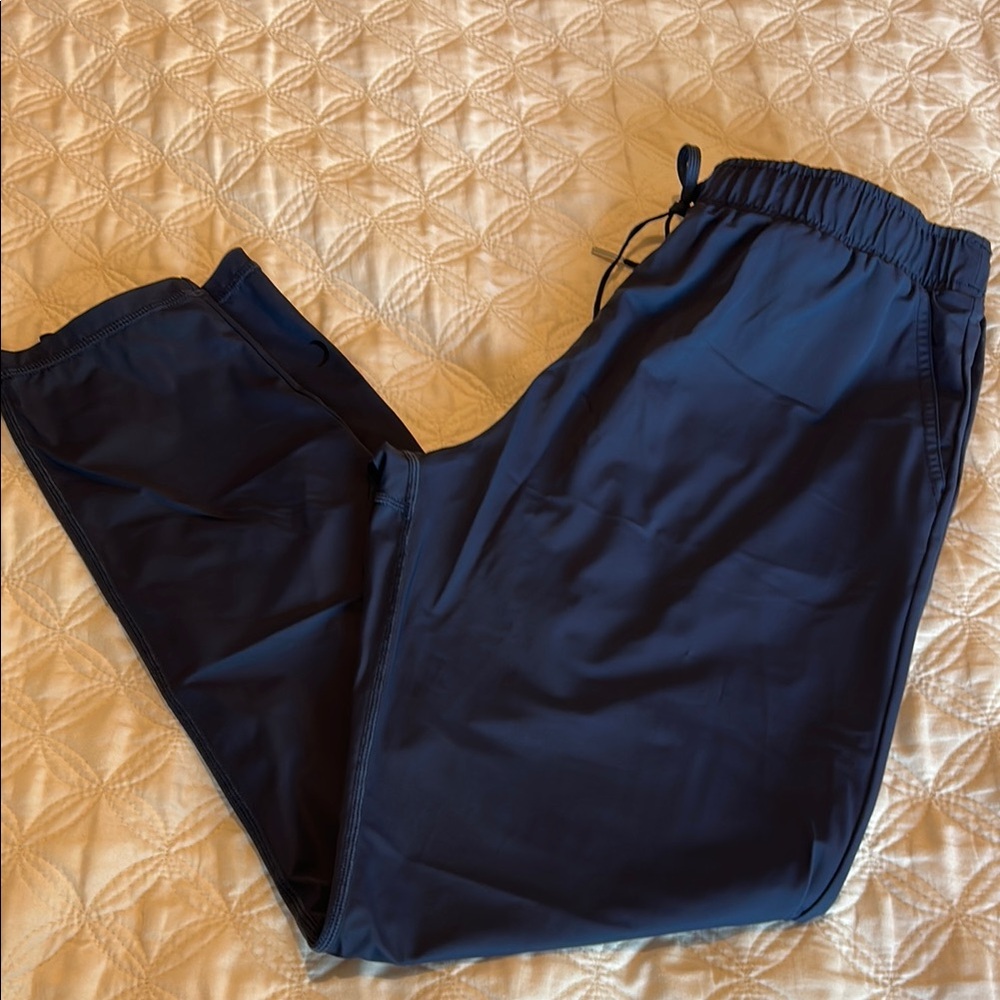 ZYIA Blue Joggers with Relaxed Fit and Elastic Waistband